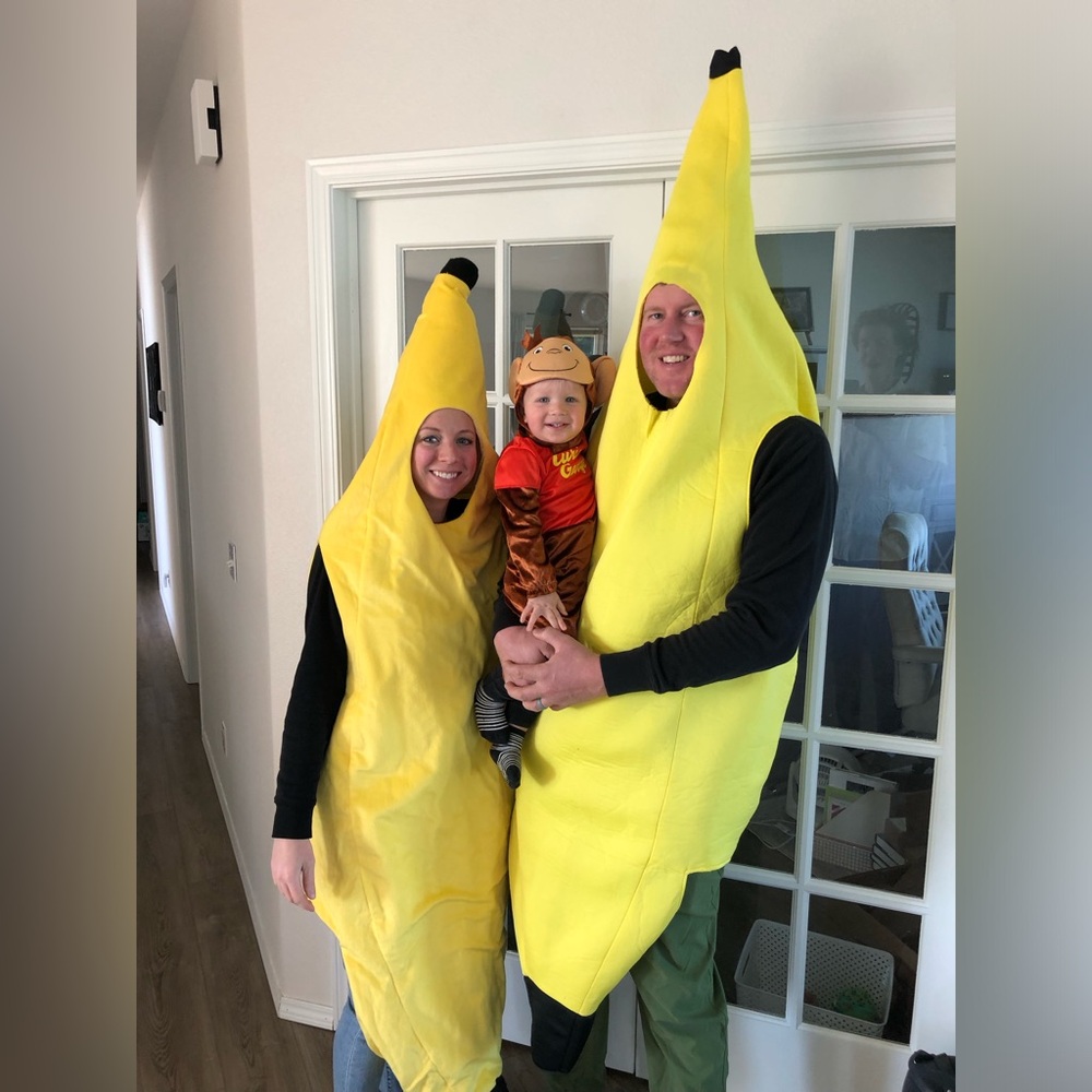 Family Costume Curious George Bananas